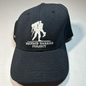 Wounded Warrior Project Cap Hat Under Armor Baseball Size Large/XL Fitted Black
